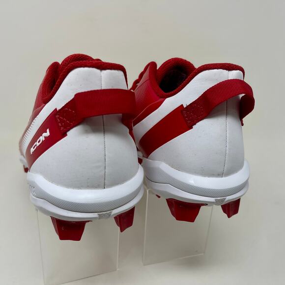 adidas Icon 7 MD Baseball Cleats Mens Sz 10 Red Ironskin I.1.9 Sporty - Picture 7 of 16